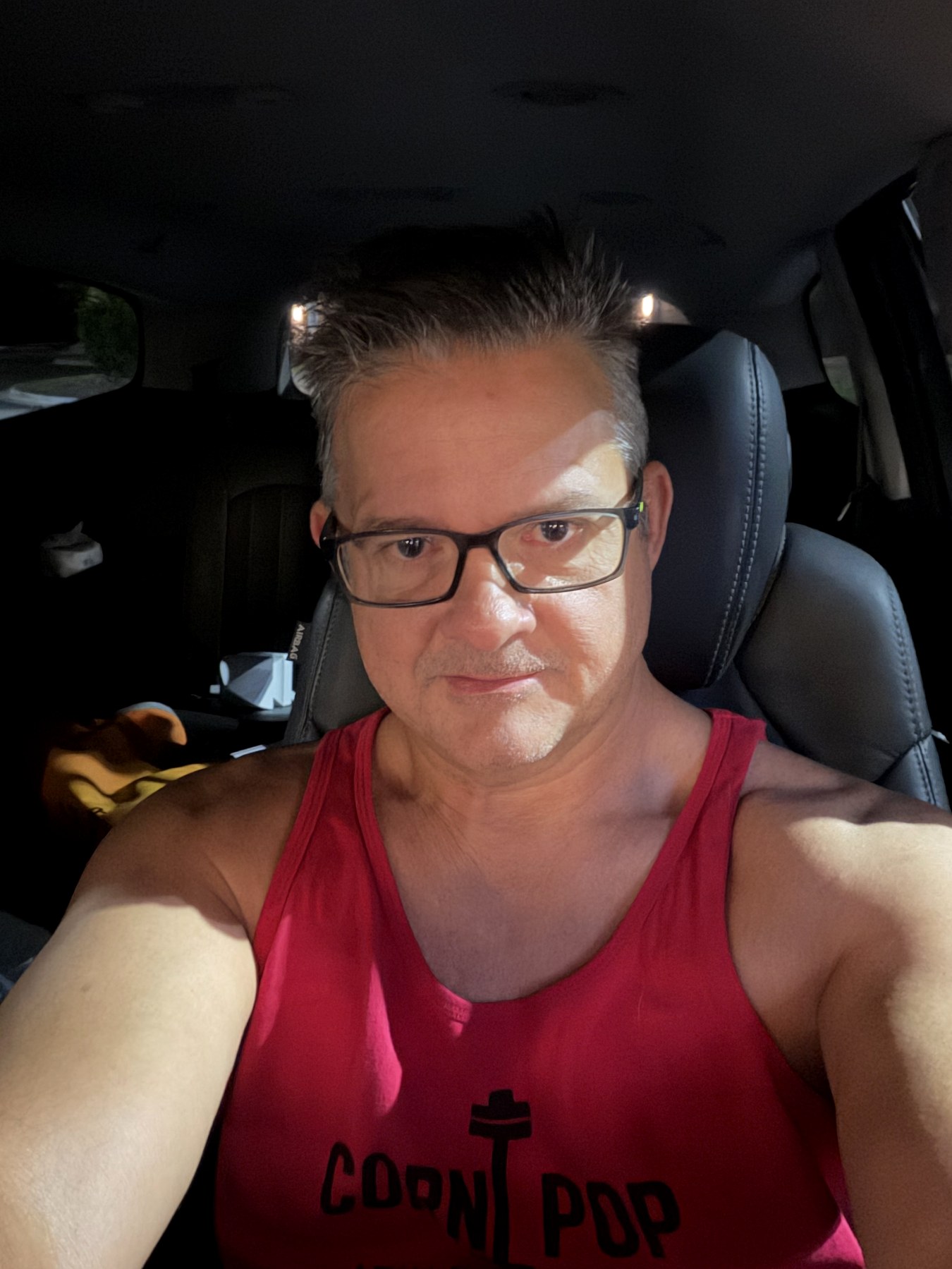 James Wheat — Corn Pop tank car selfie Sep 2026